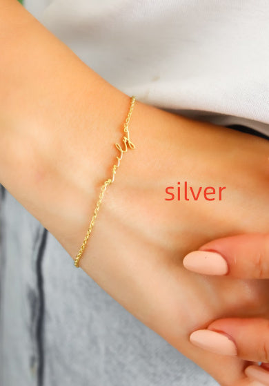 DIY Personalized Stainless Steel Name Bracelet