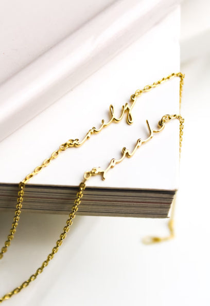 DIY Personalized Stainless Steel Name Bracelet