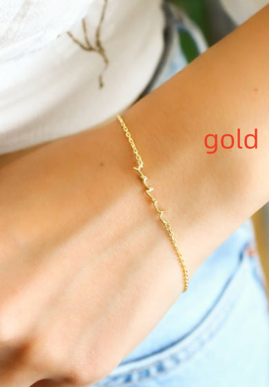 DIY Personalized Stainless Steel Name Bracelet