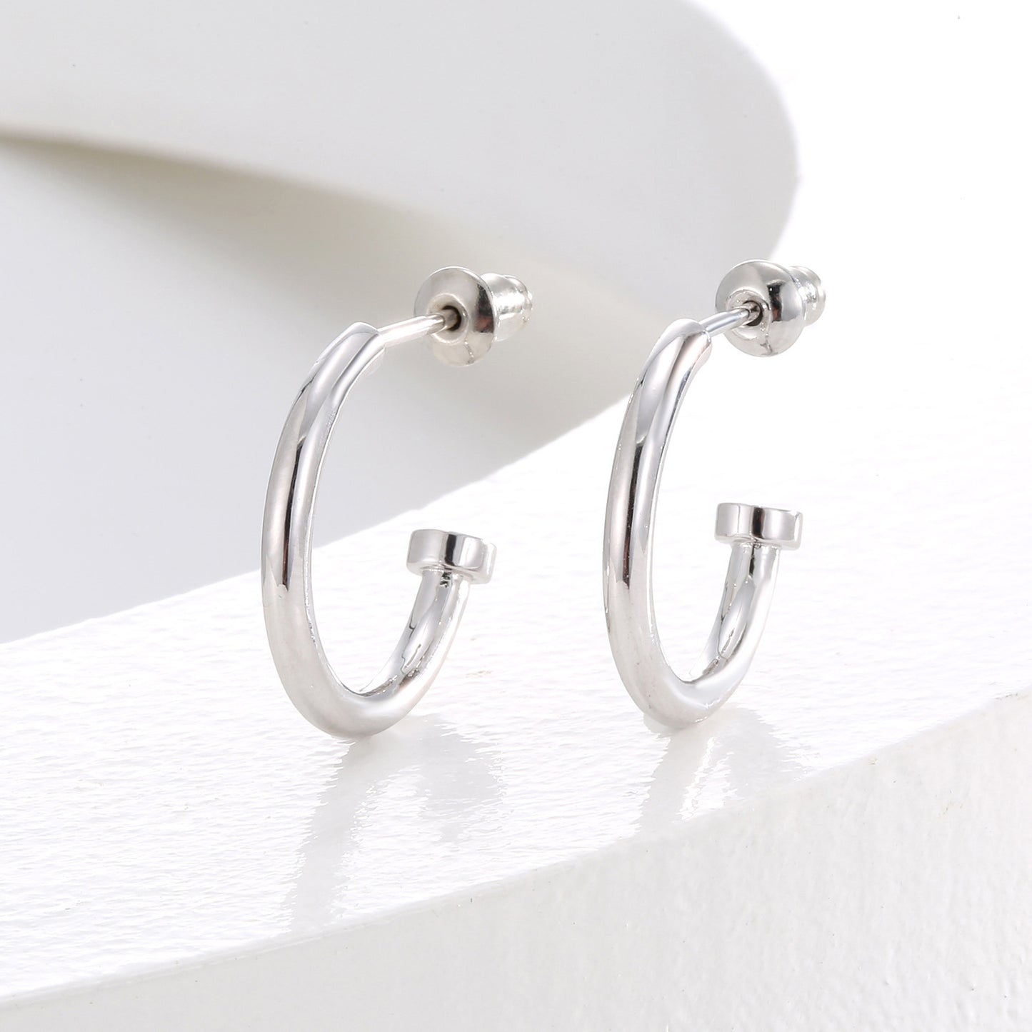 Design Sense Niche Golden Wheat Hoop Earrings