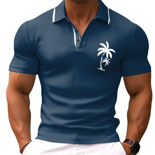 3D Printed Short Sleeve Simple Fashion Loose