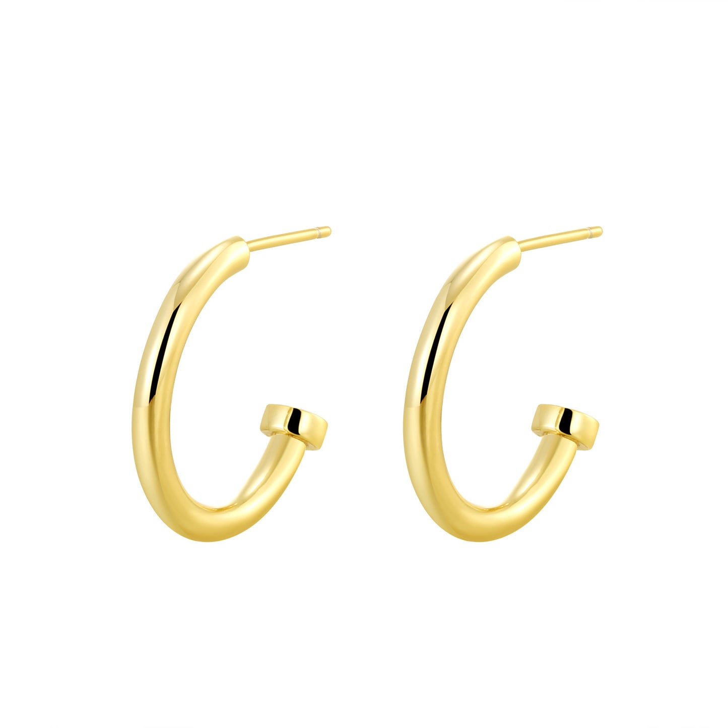 Design Sense Niche Golden Wheat Hoop Earrings